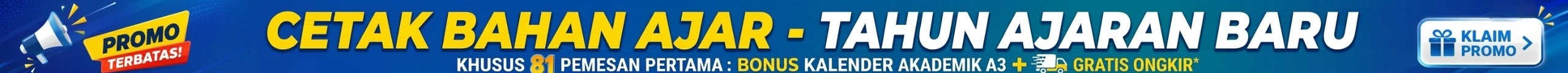 Header Strip Banner Campaign Bahan Ajar 2026