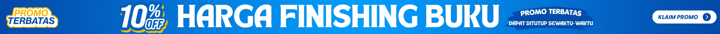 Visual Strip Header Banner Gimik Finishing Buku