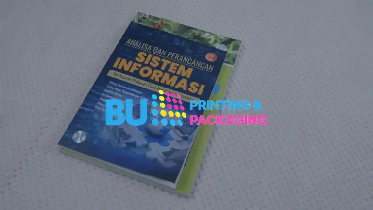 Finishing sampul buku