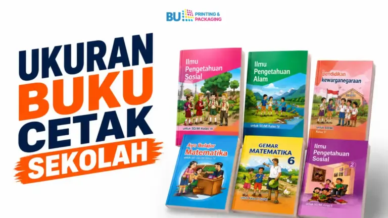 Beragam Ukuran Buku Cetak Sekolah