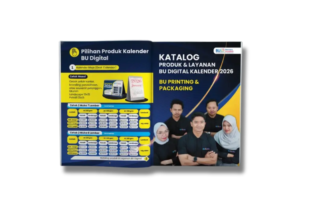 Hero section katalog kalender