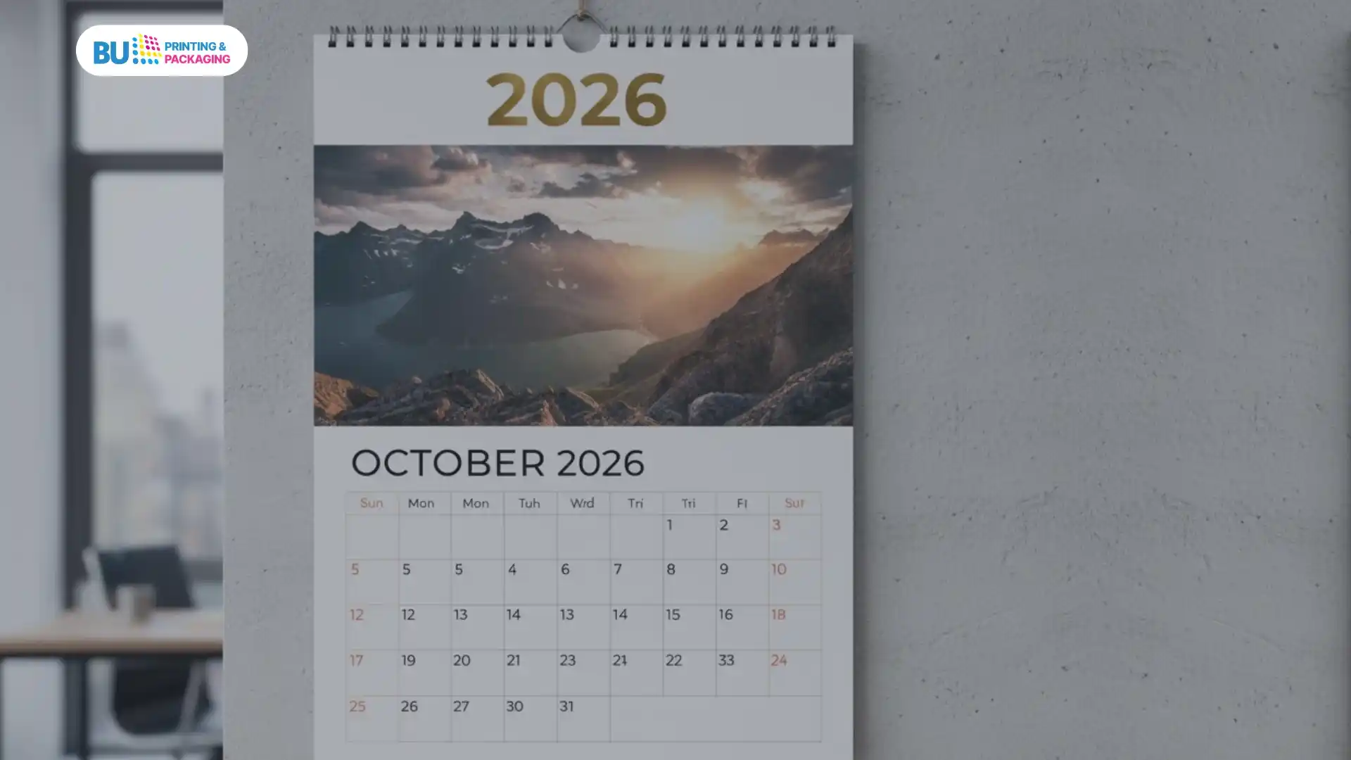Cetak Kalender Dinding Ukuran 38 x 53 cm