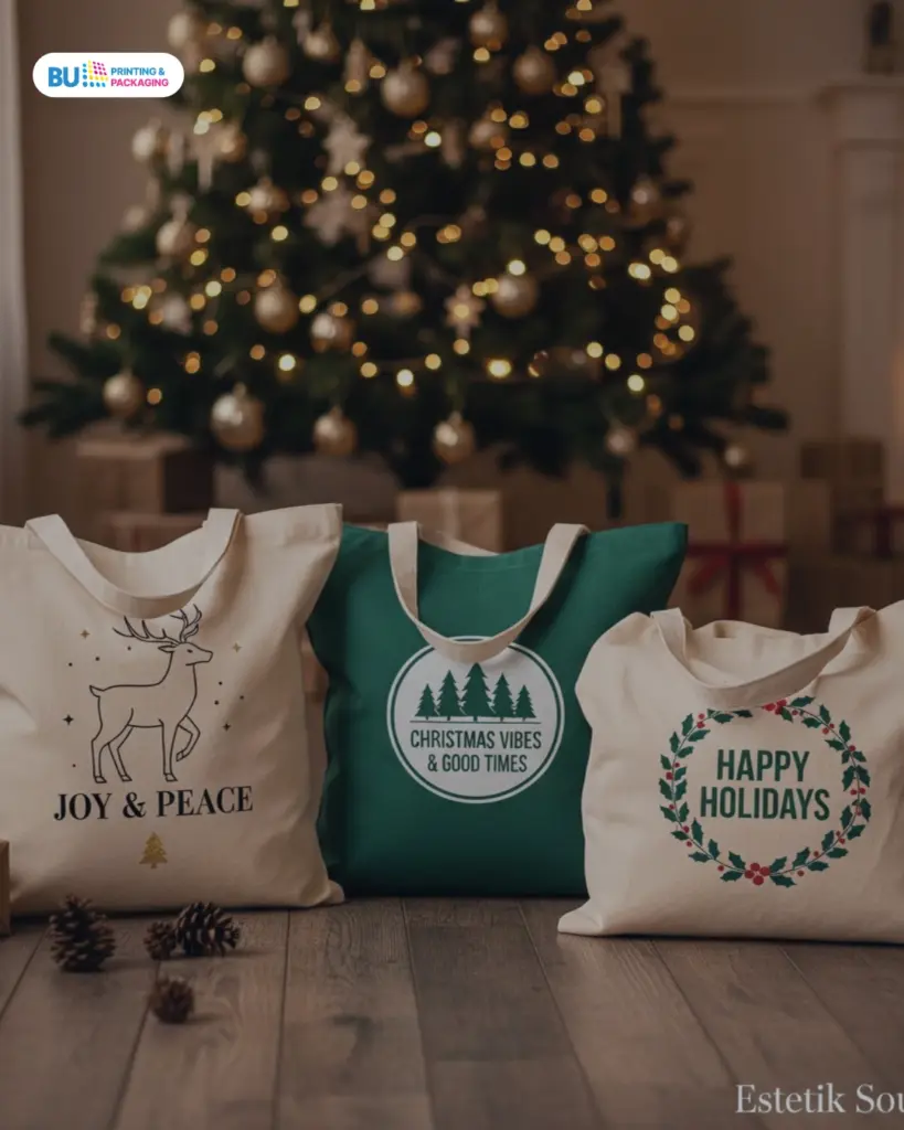 Totebag custom bertema natal