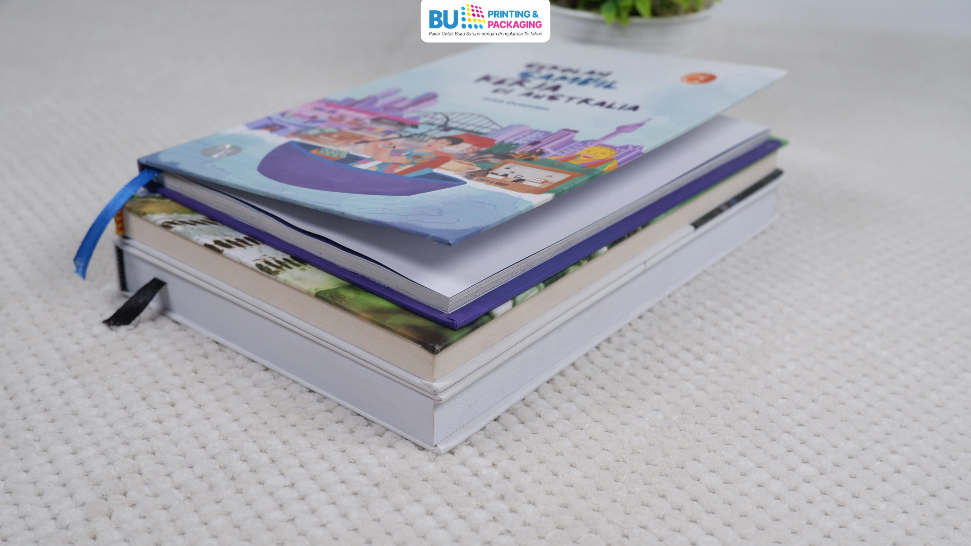 hasil cetak buku perfect binding