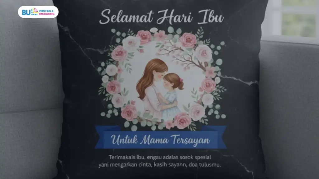 Bantal bertema selamat hari ibu