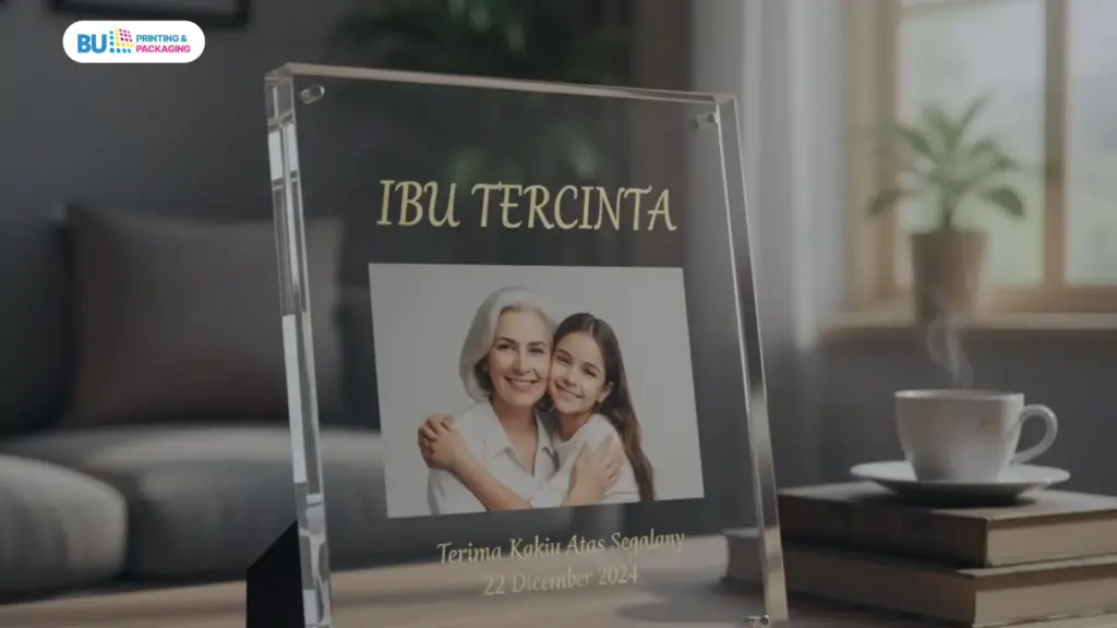 Frame Foto Akrilik Custom dengan Tema Selamat Hari Ibu