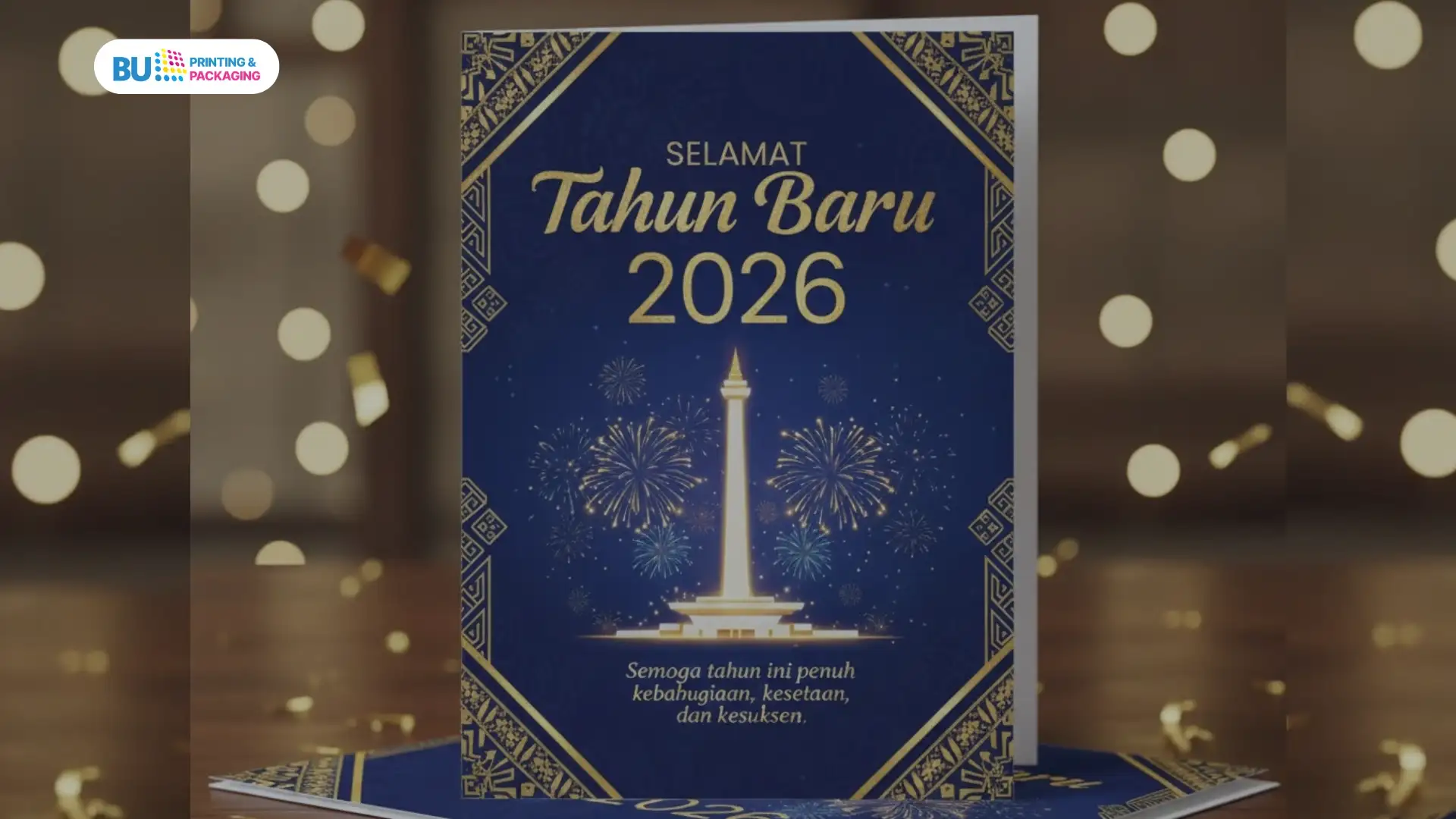Kartu ucapan tahun baru 2026