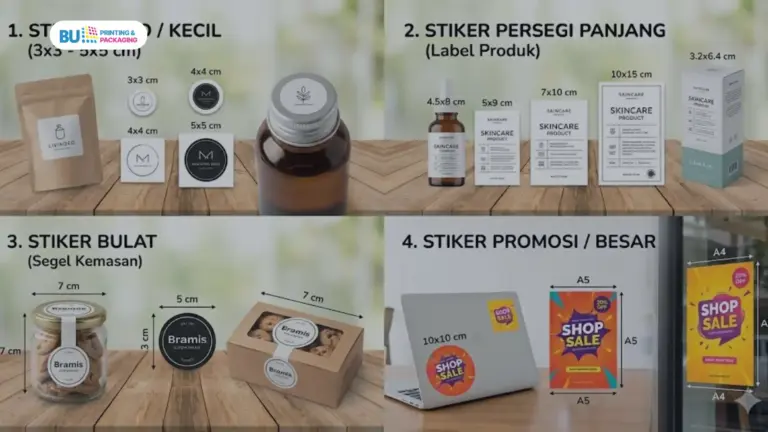 Ukuran stiker