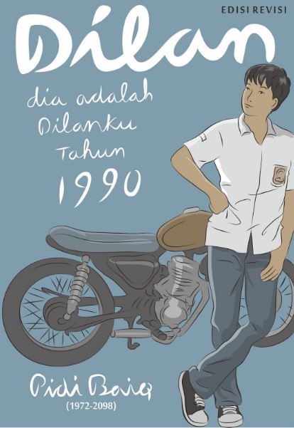 Desain Cover Buku dengan Potret Karakter