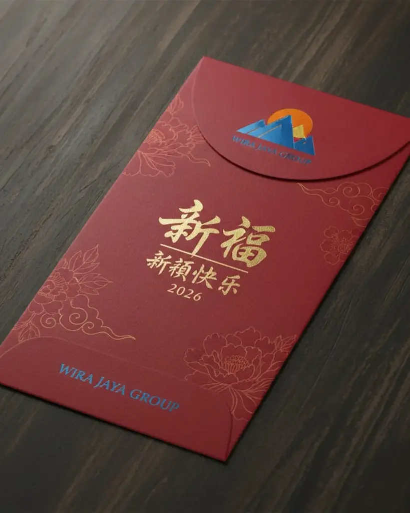 Desain Angpao untuk Corporate Branding Professional