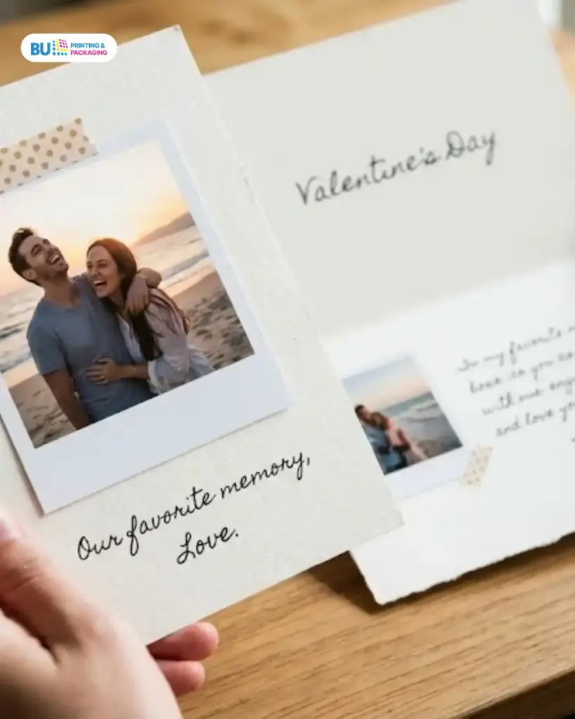 Kartu Valentine Foto dengan Kenangan Bersama