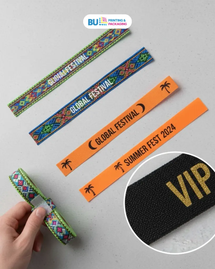 Tiket Gelang Kain atau Fabric Woven