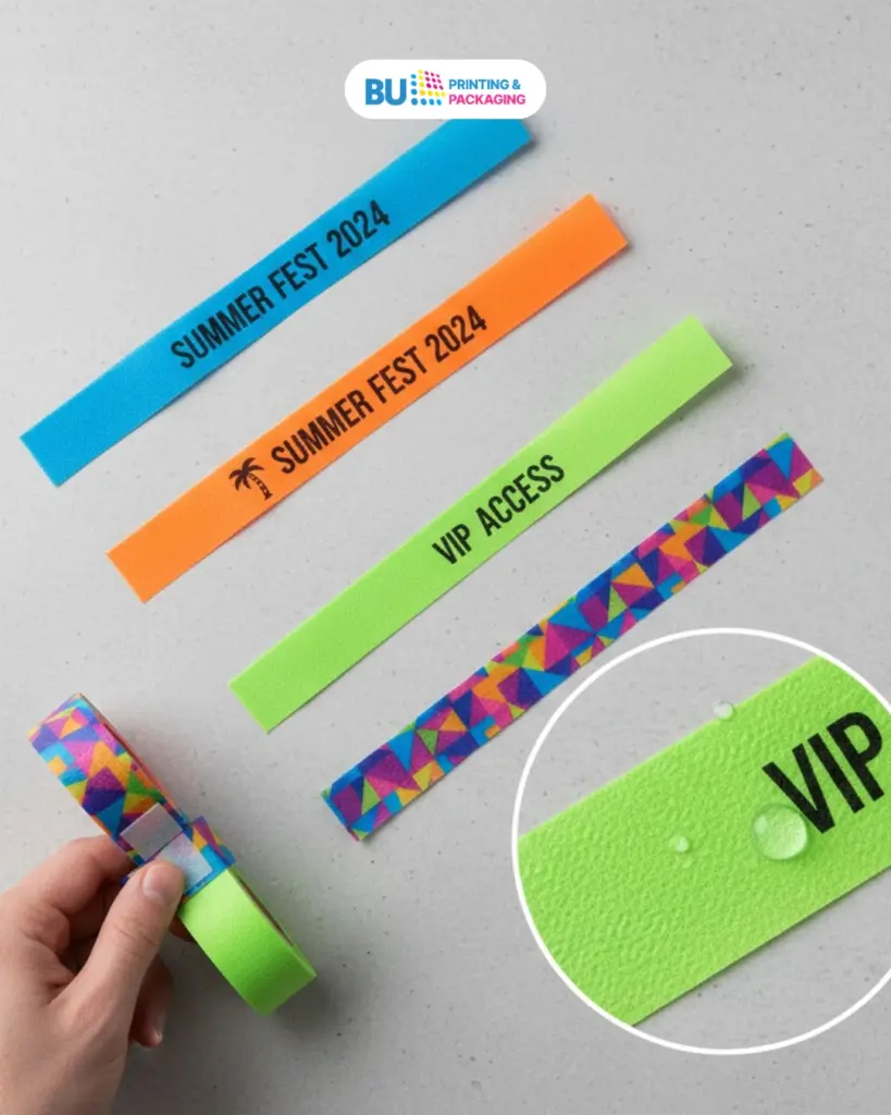 Tiket Gelang Kertas (Tyvek)