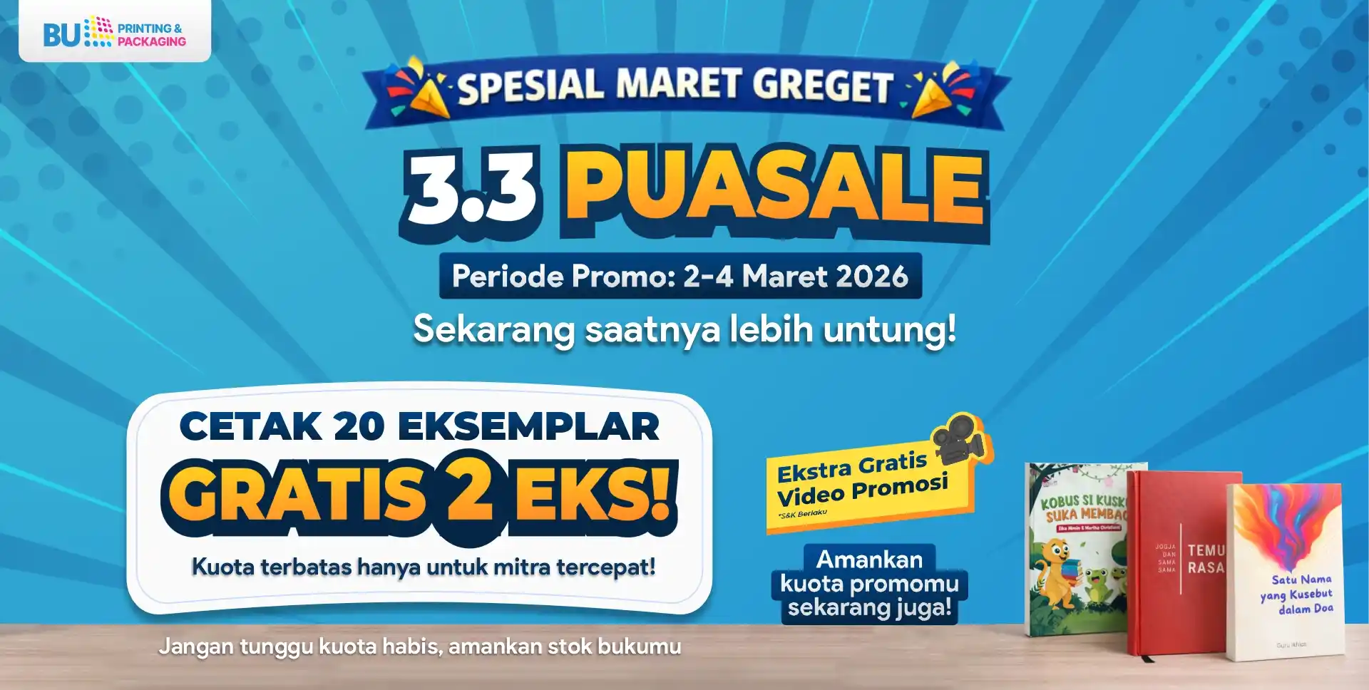 Campaign 3.3 Cetak Buku Banner