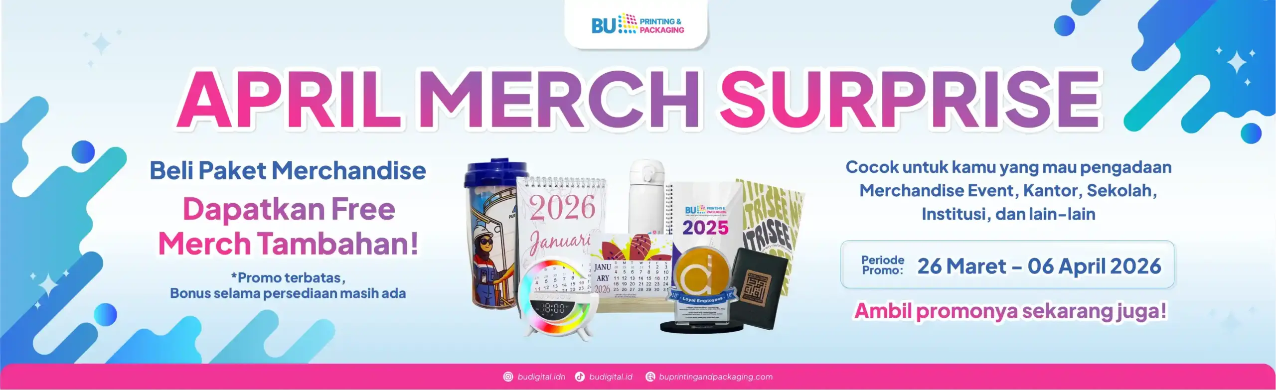 April Merch Paket Merchandise BU Digital