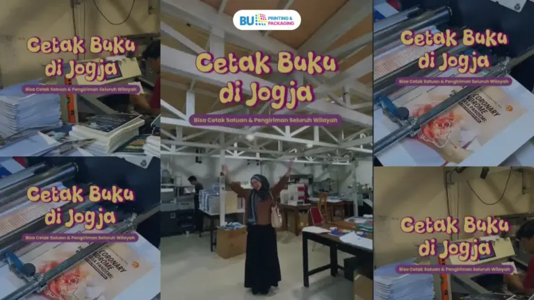 Kunjungan Info Sejogja x Sinta Dhilaaa ke Layanan Cetak Buku BU Printing