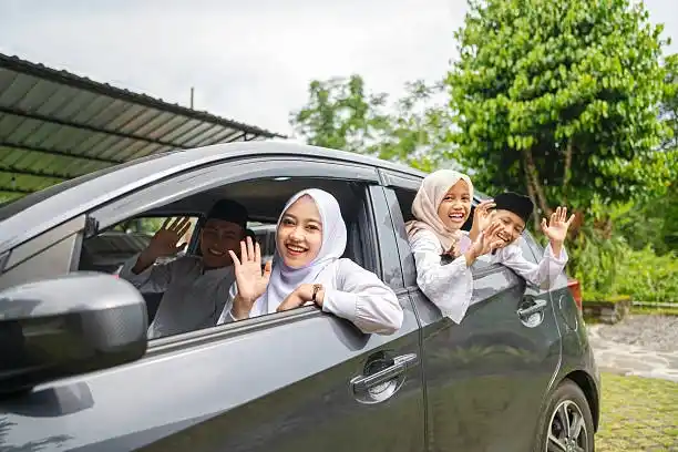 Perjalanan mudik lebaran idul fitri