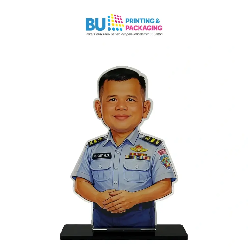 Plakat Akrilik Karikatur Polisi