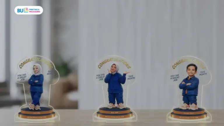 Plakat Akrilik Penghargaan Karyawan untuk Apresiasi Masa Kerja