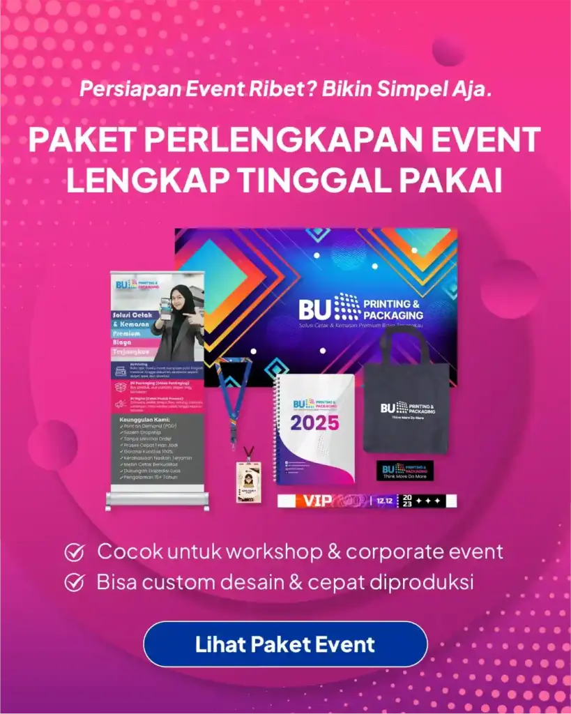 Paket Perlengkapan Event Custom
