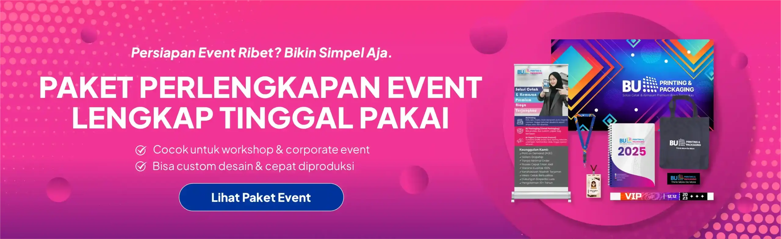 Paket Seminar Kit dari BU Digital