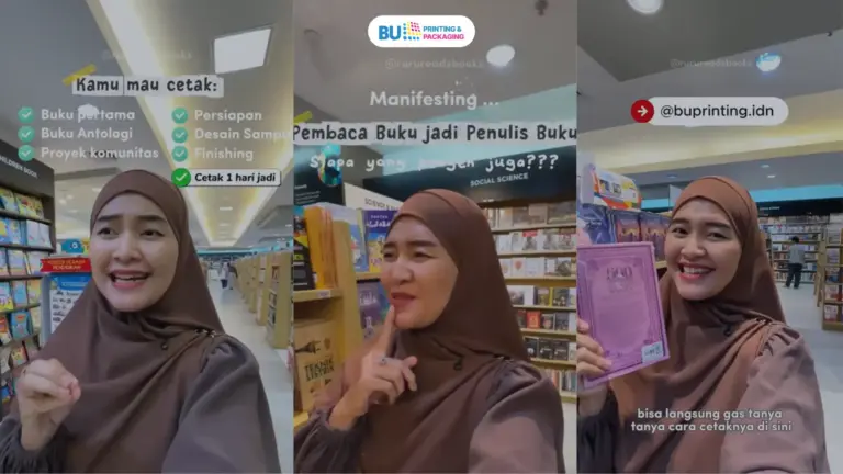Intip Cara Cetak Buku Sendiri melalui kolaborasi BU Printing x rurureadbooks