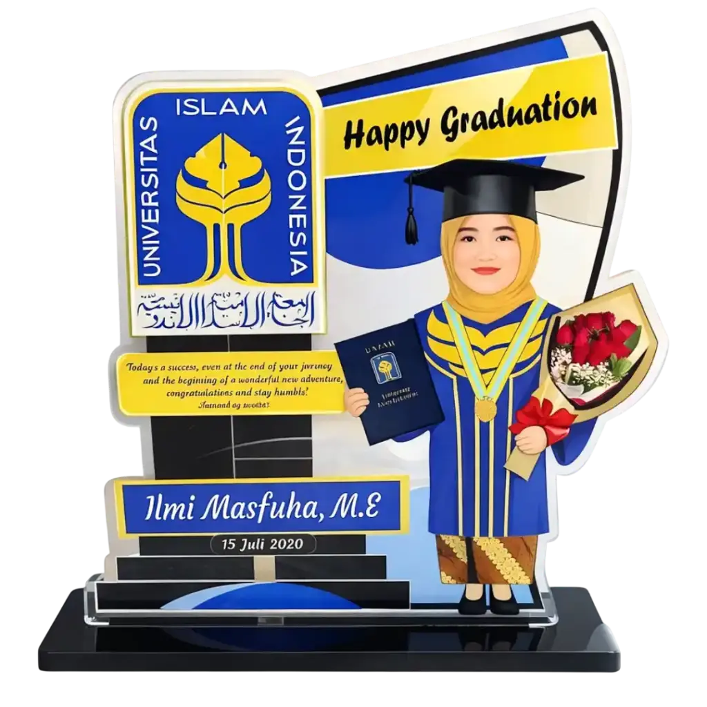 Plakat Wisuda dengan Desain Foto Wisuda