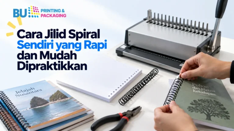 Cara Jilid Spiral Sendiri yang Rapi dan Mudah Dipraktikkan