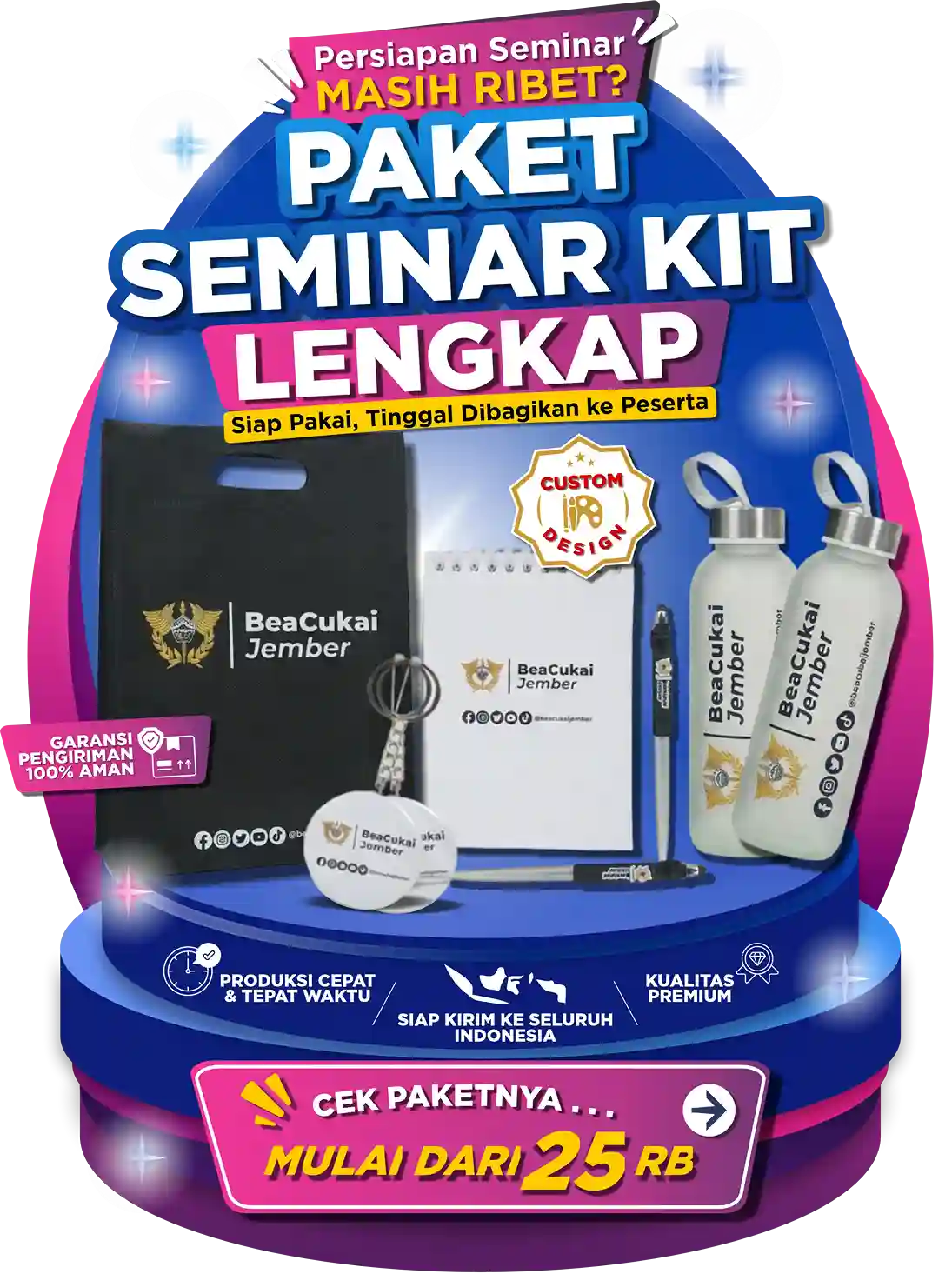 Pop Up Paket Seminar Kit BU Digital