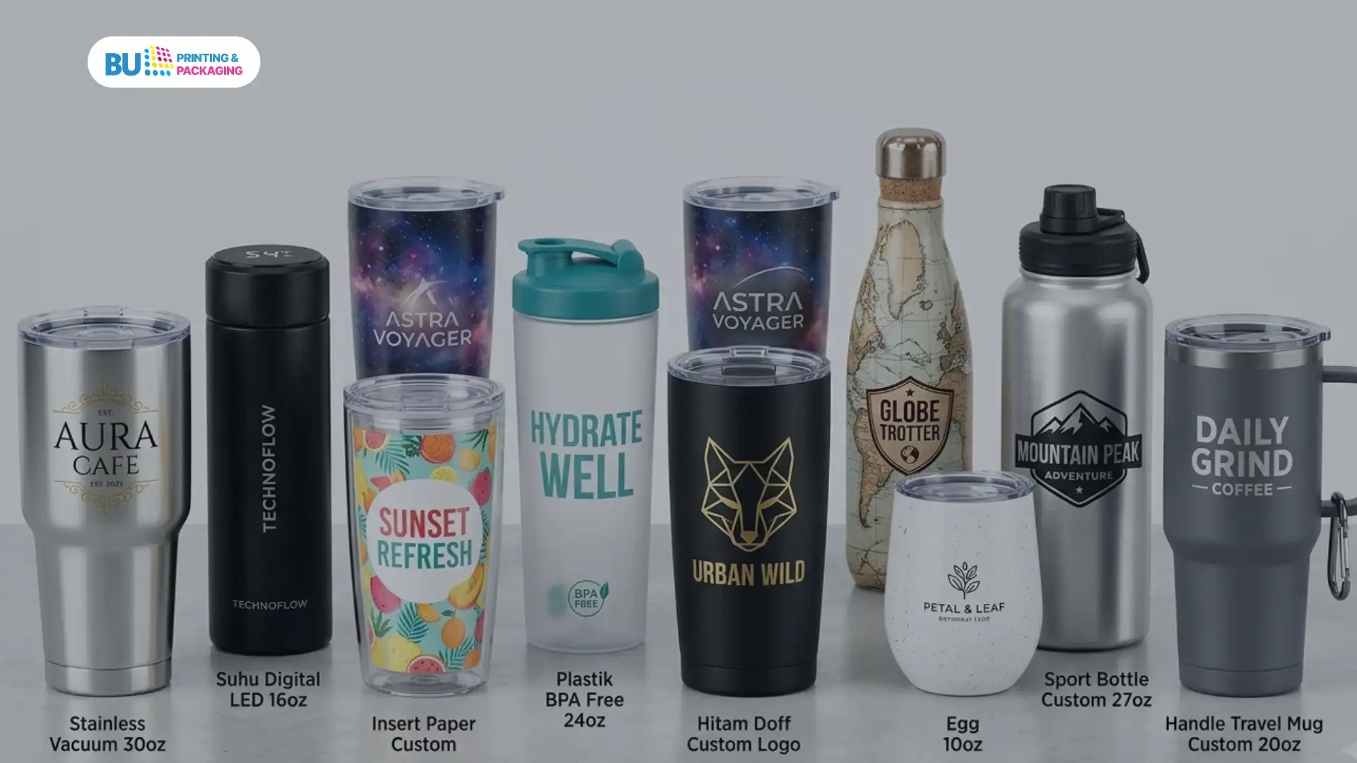 Rekomendasi Tumbler Custom untuk Souvenir Seminar