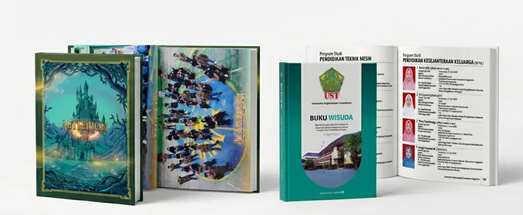 Cetak Yearbook Sekolah & Buku Wisuda yang Layak Dibanggakan Seluruh Angkatan