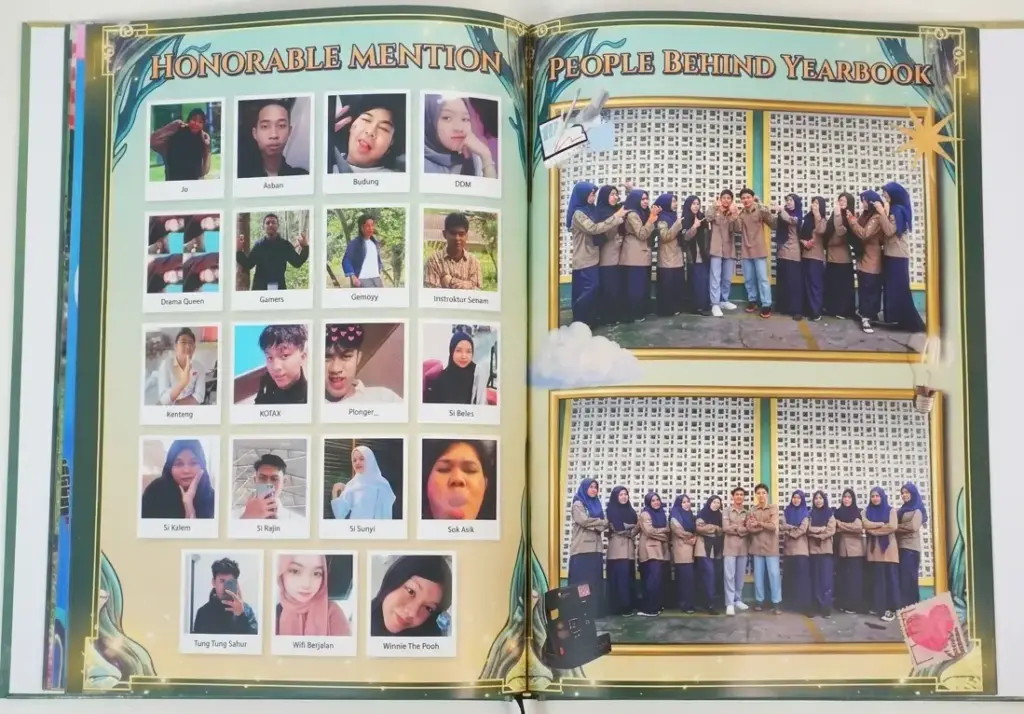 Dokumentasi Kegiatan Sekolah dalam Yearbook