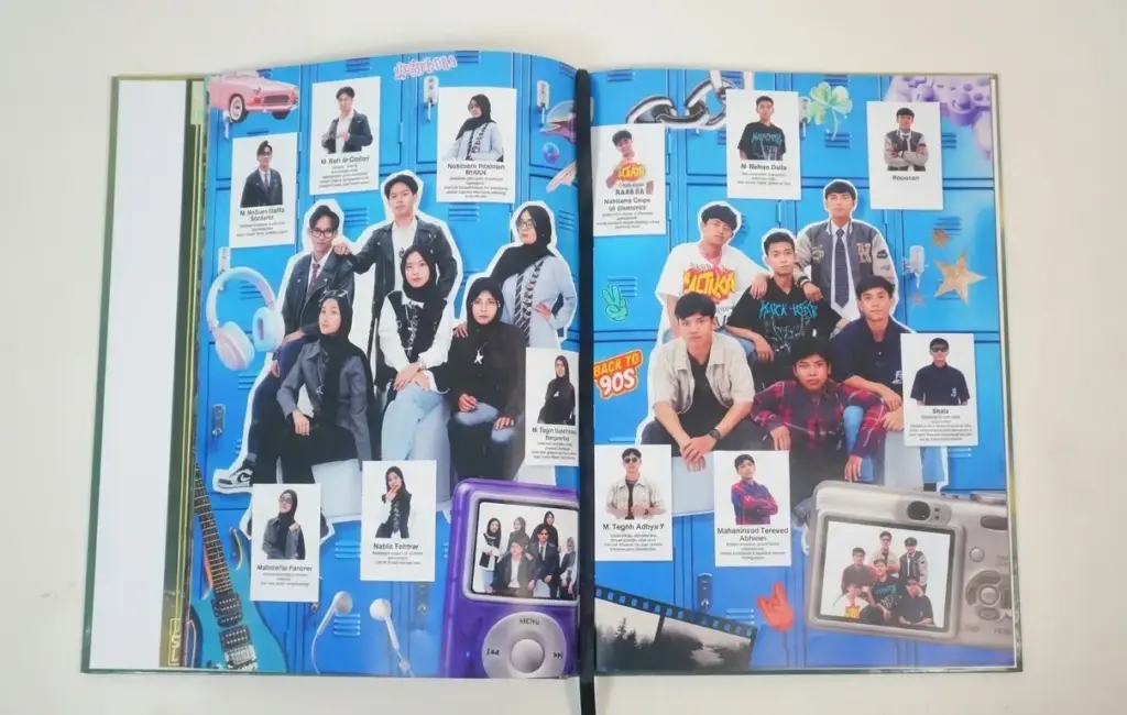 Halaman Kesan Pesan dalam Yearbook