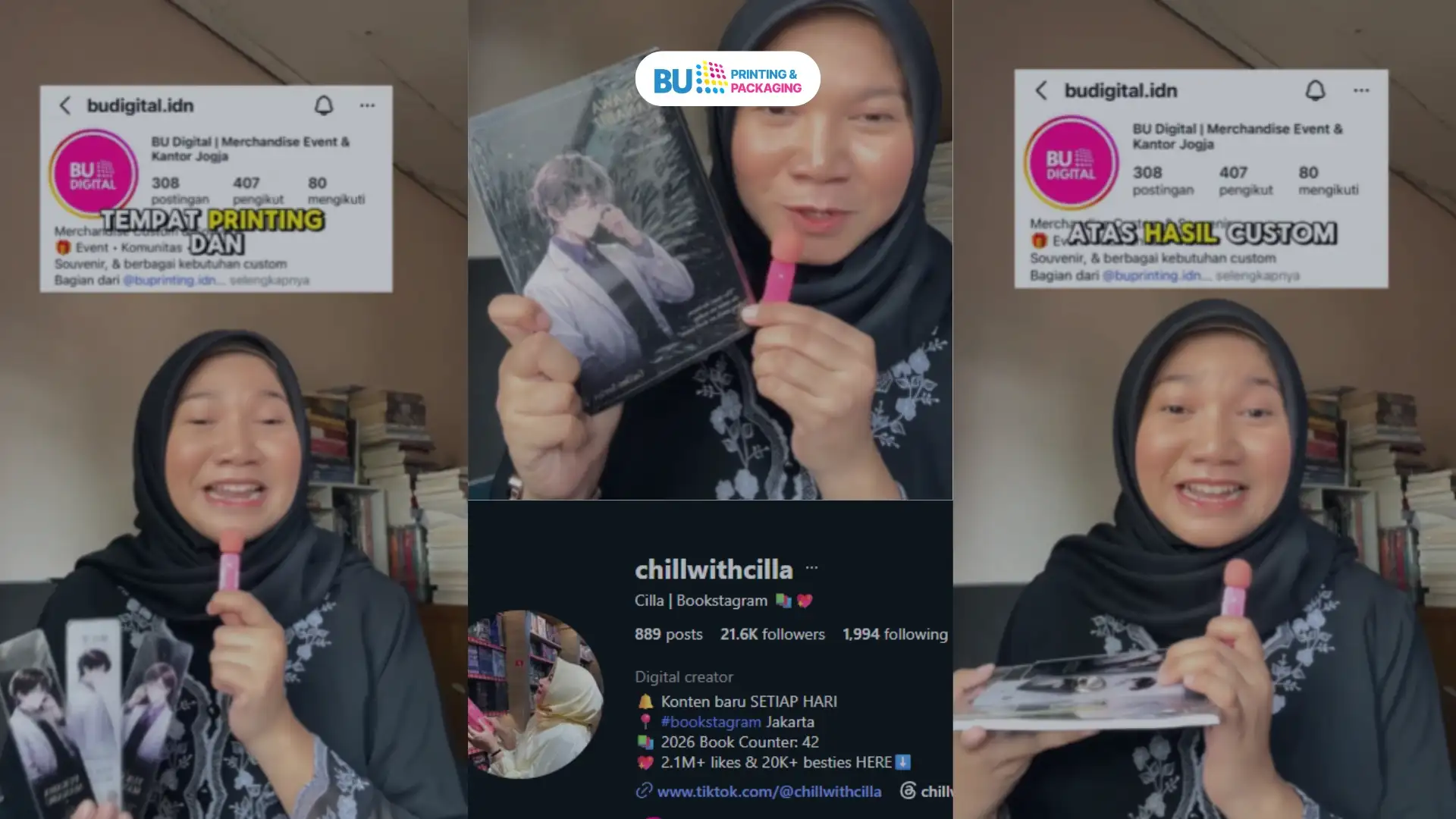 Harta, Tahta, Manabu Yukawa Kolaborasi BU Digital dan Chillwithcilla Menghidupkan Karakter Favorit Lewat Merchandise Custom