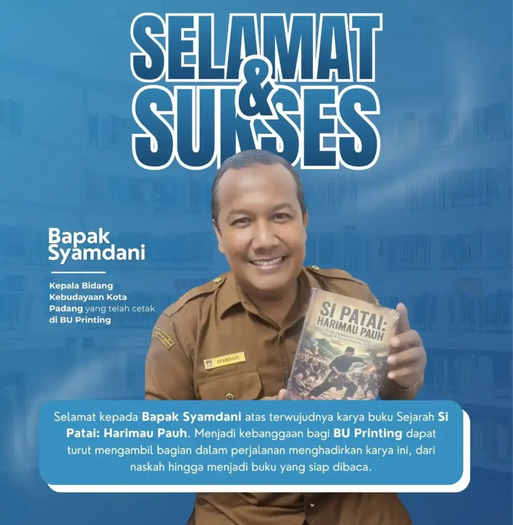 Selamat Bapak Syamdani Atas Terbitnya Buku Novel Sejarah Pertama