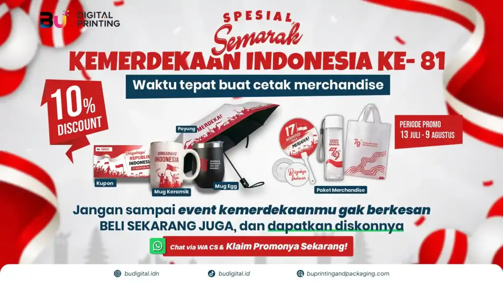 BU Digital Promo Kemerdekaan Ke 81