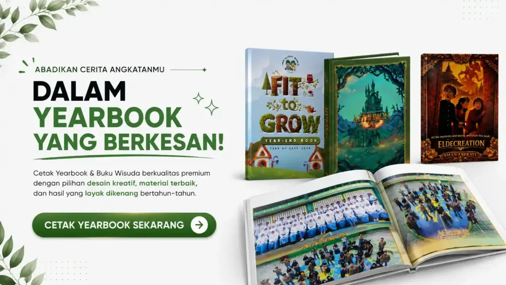 Banner Yearbook dan Buku Wisuda Juli