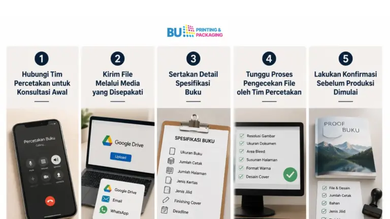 Cara Kirim File ke Percetakan Buku