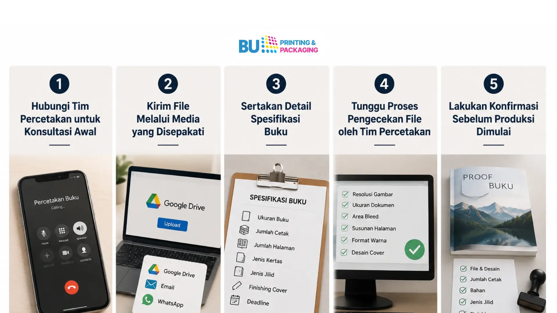 Cara Kirim File ke Percetakan Buku