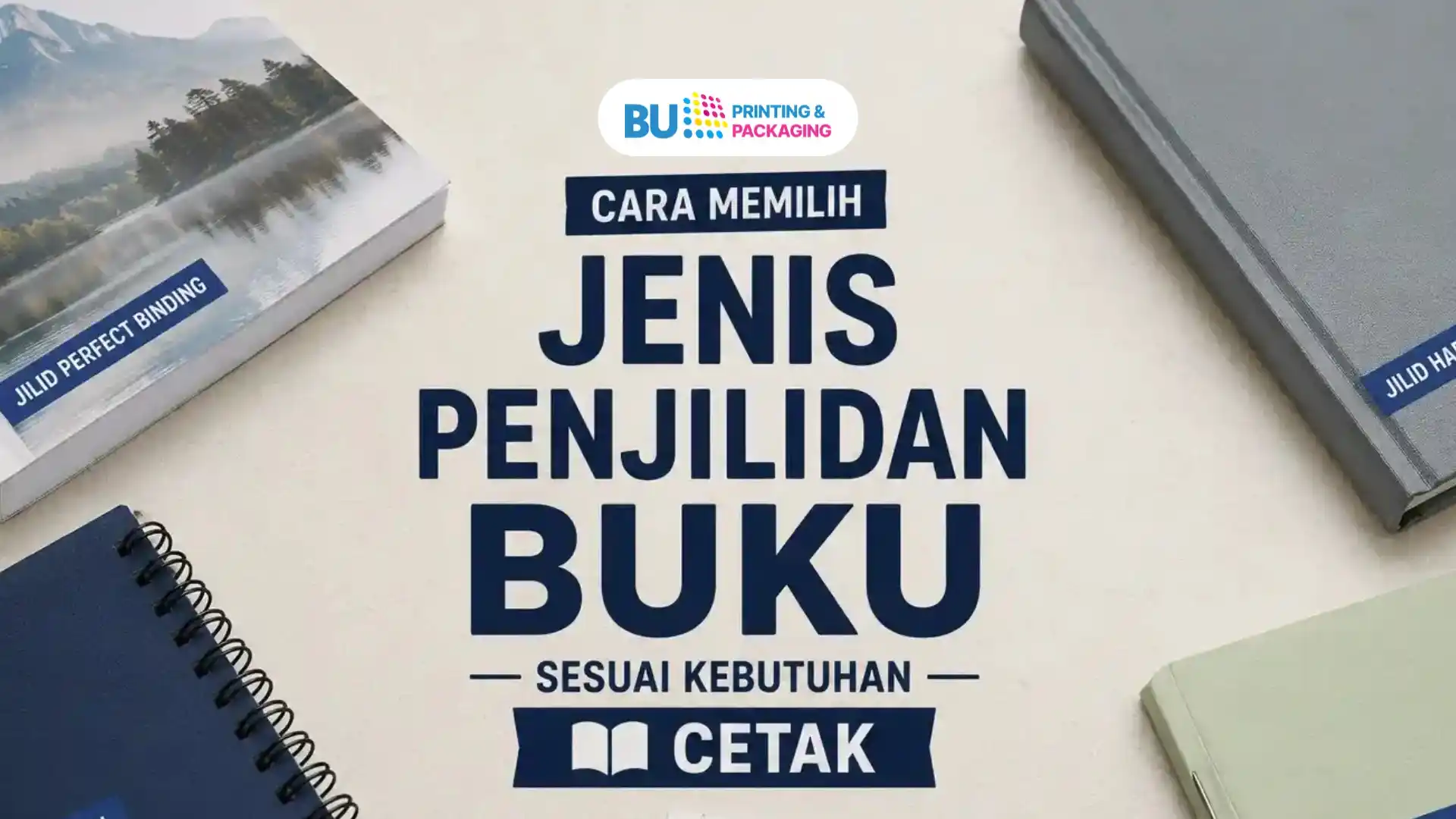 Cara Memilih Jenis Penjilidan Buku Sesuai Kebutuhan Cetak