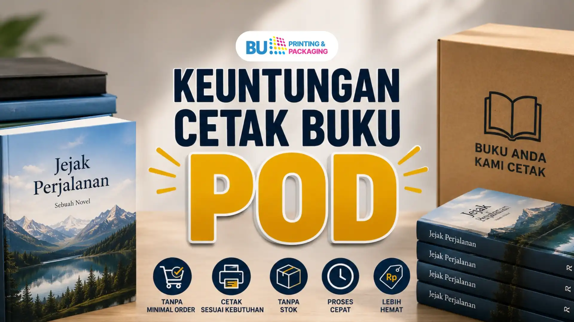 Keuntungan Cetak Buku POD