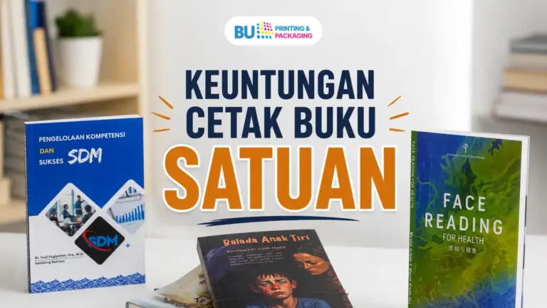 Keuntungan Cetak Buku Satuan
