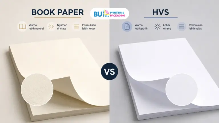 Perbedaan Bookpaper dan HVS dalam dunia Percetakan Buku