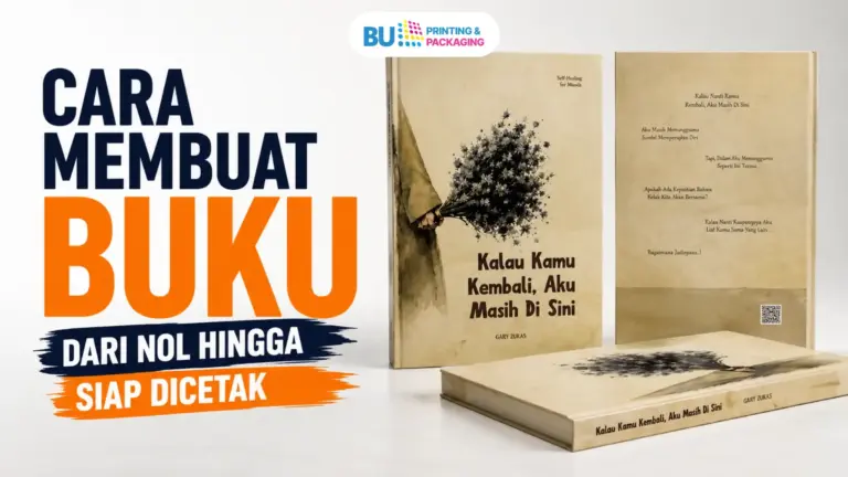 Cara membuat buku dari nol hingga siap cetak