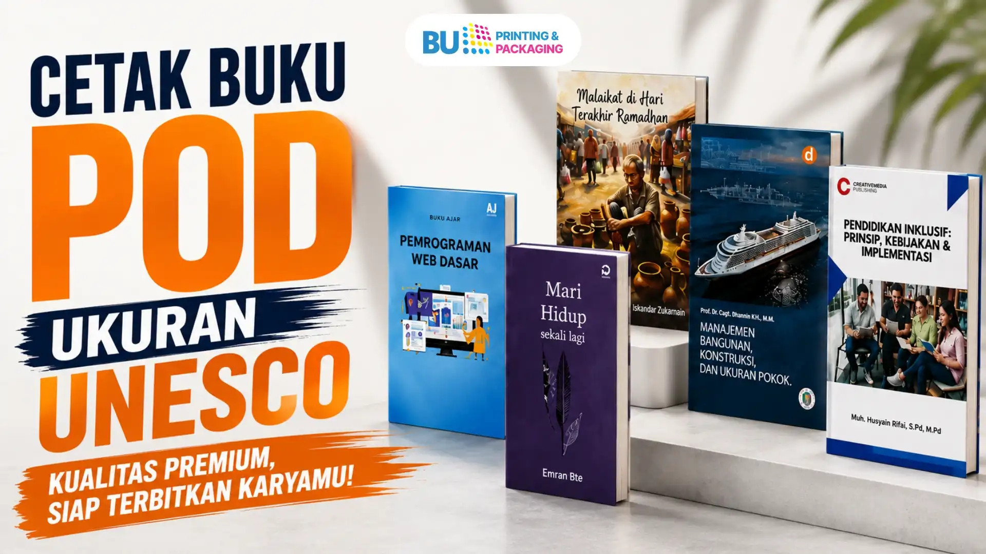 Cetak Buku POD Ukuran UNESCO