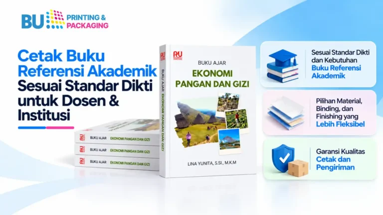 Cetak Buku Referensi Akademik Sesuai Standar Dikti untuk Dosen & Institusi