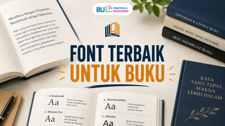 Font Terbaik untuk Buku Agar Nyaman Dibaca Pembaca
