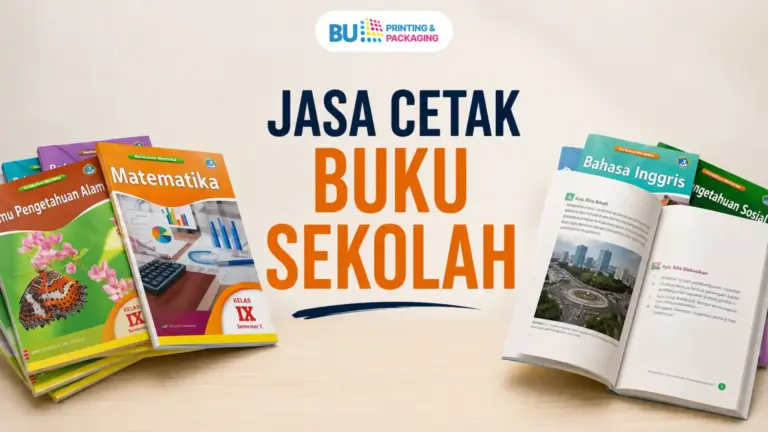 Jasa Cetak Buku Sekolah Berkualitas, Bisa Custom