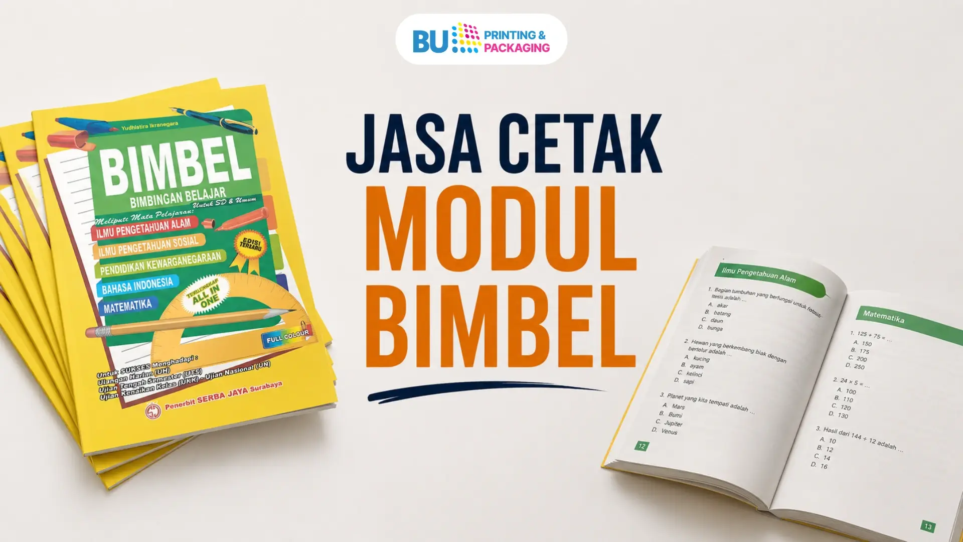 Jasa Cetak Modul Bimbel