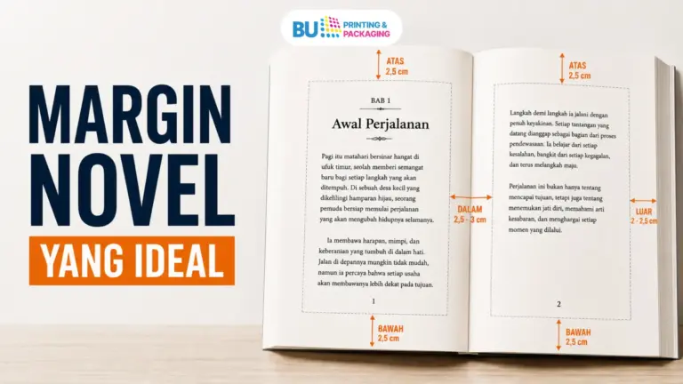 Margin Novel yang Ideal, mulai dari Ukuran, Gutter & Cara Mengaturnya